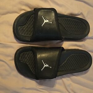 Jordan size 13 black slides